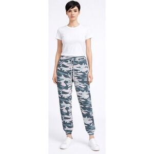 Michael Lauren Jogger Pants Women Small Pink Blue Camo NEW Drawstring Sweatpants